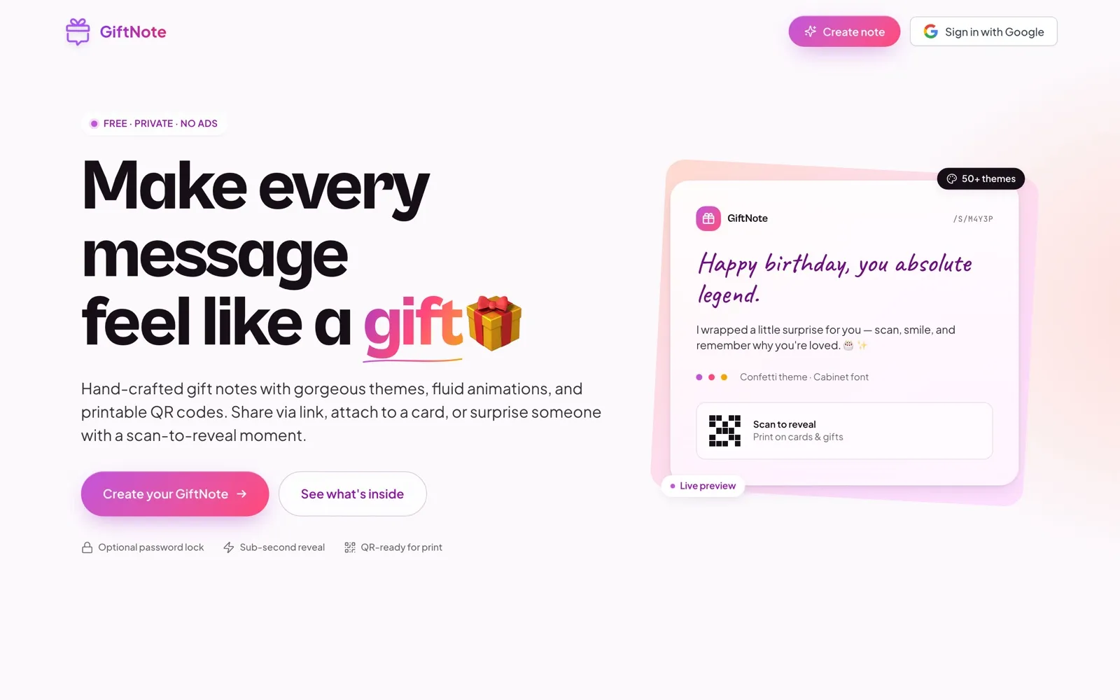 GiftNote